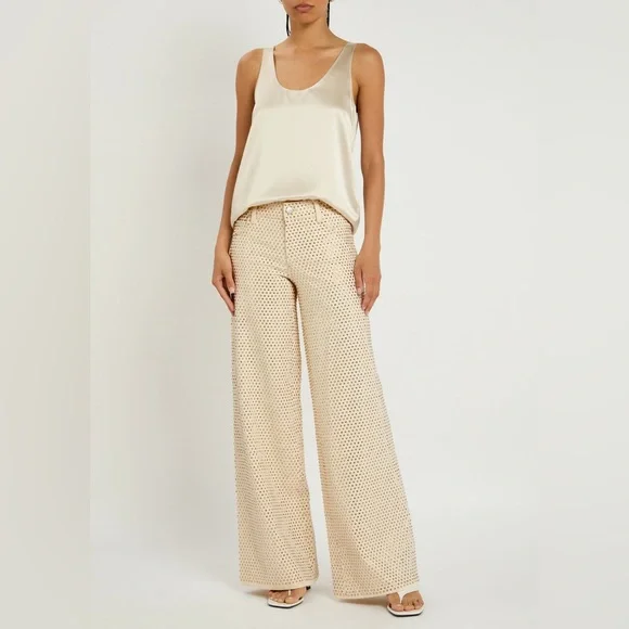 Alice and Olivia EMBELLISHED JEAN New with Tag - Picture 5 of 9